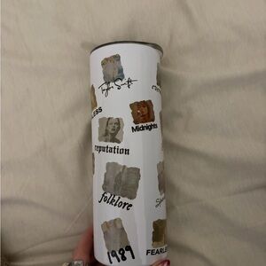 White Tumbler Taylor swift